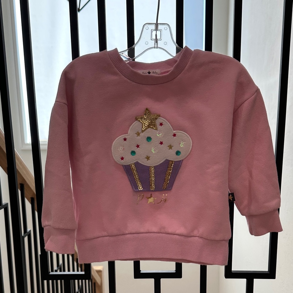Petite Hailey 3T cupcake sweatshirt